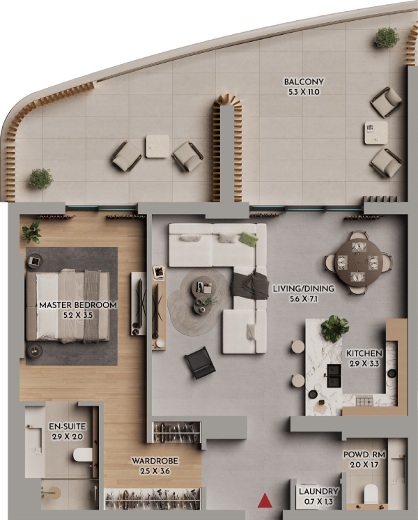 Floor plan A103