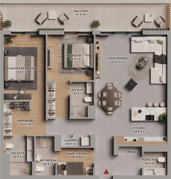 Floor plan A108
