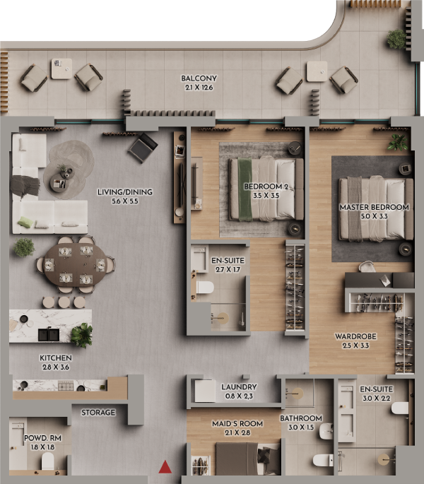 Floor plan A212