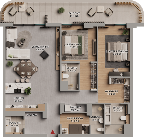 Floor plan A111