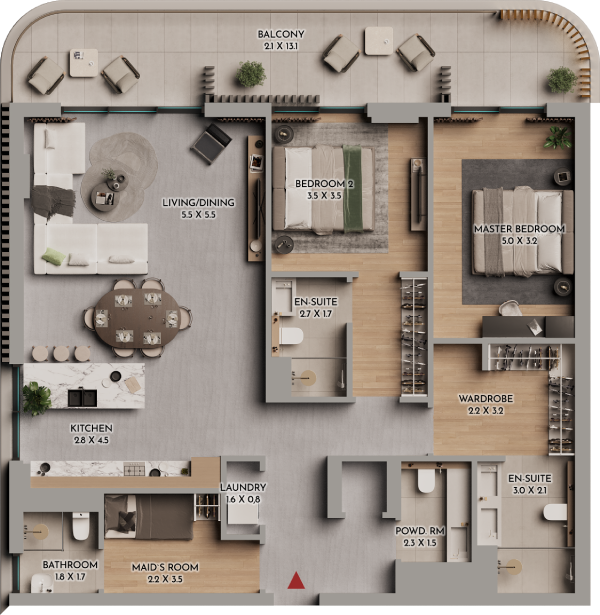 Floor plan A110
