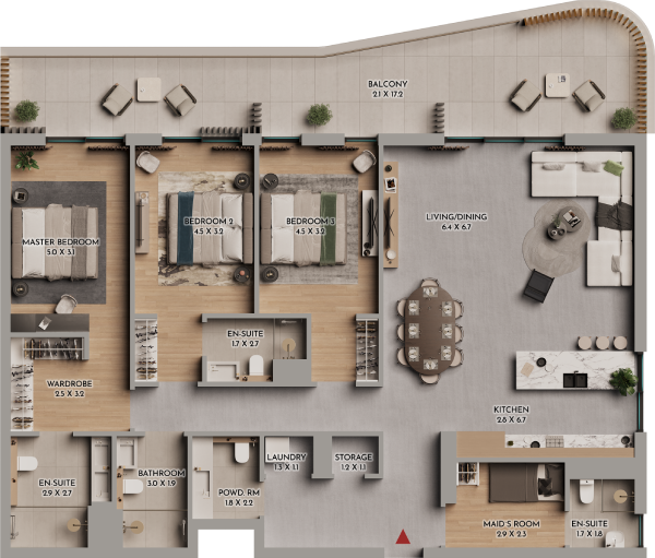 Floor plan A109